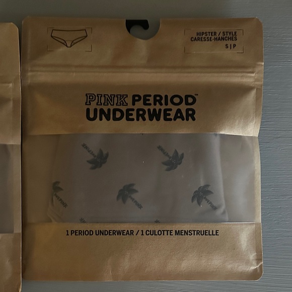 PINK Victoria's Secret Period Underwear - Small NWT two pairs - Picture 1 of 3